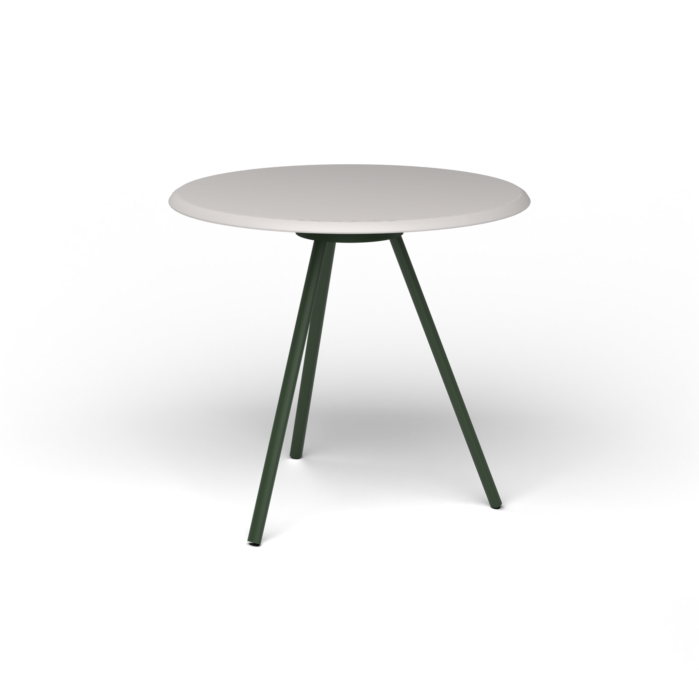 Zebra Tafel - Rond Ø 72 cm, speckled Grey, Bottle Green