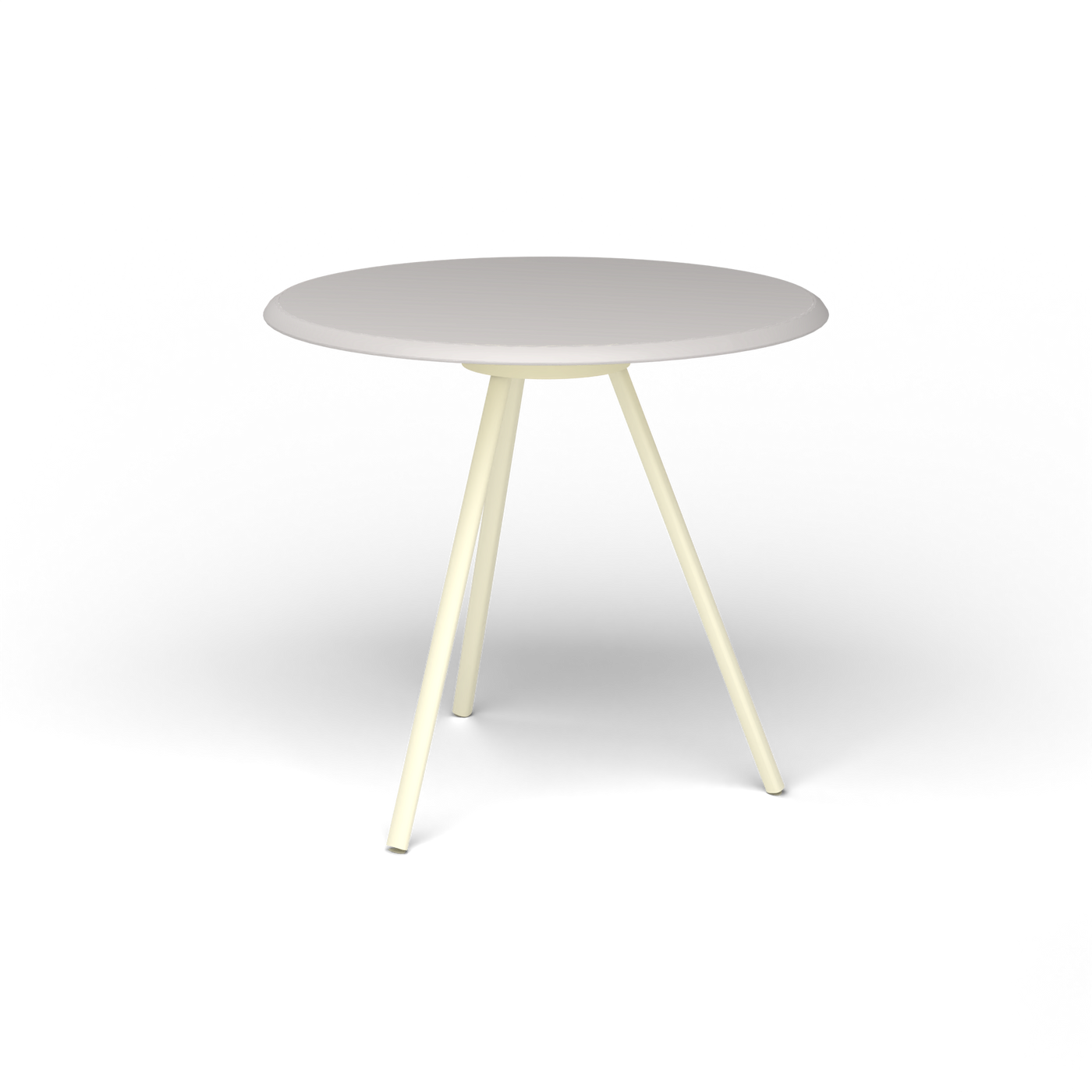 Zebra Tafel - Rond Ø 72 cm, speckled Grey, Butter White