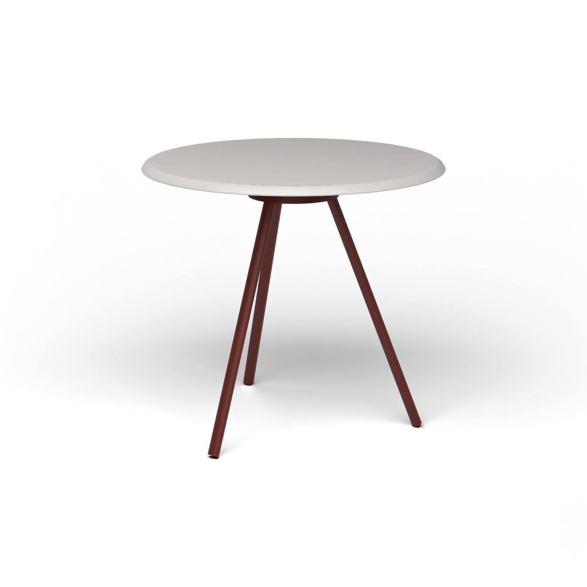 Zebra Tafel - Rond Ø 72 cm, speckled Grey, Chestnut Brown