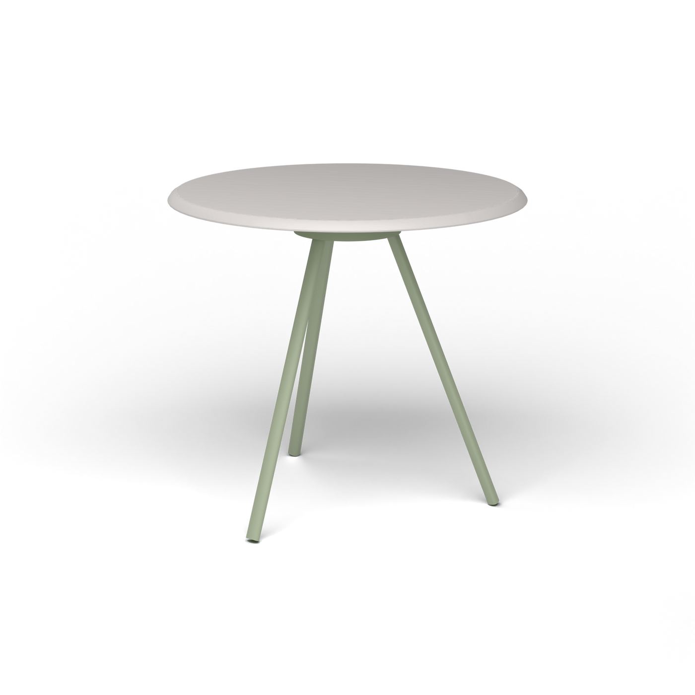 Zebra Tafel - Rond Ø 72 cm, speckled Grey, Green Tea