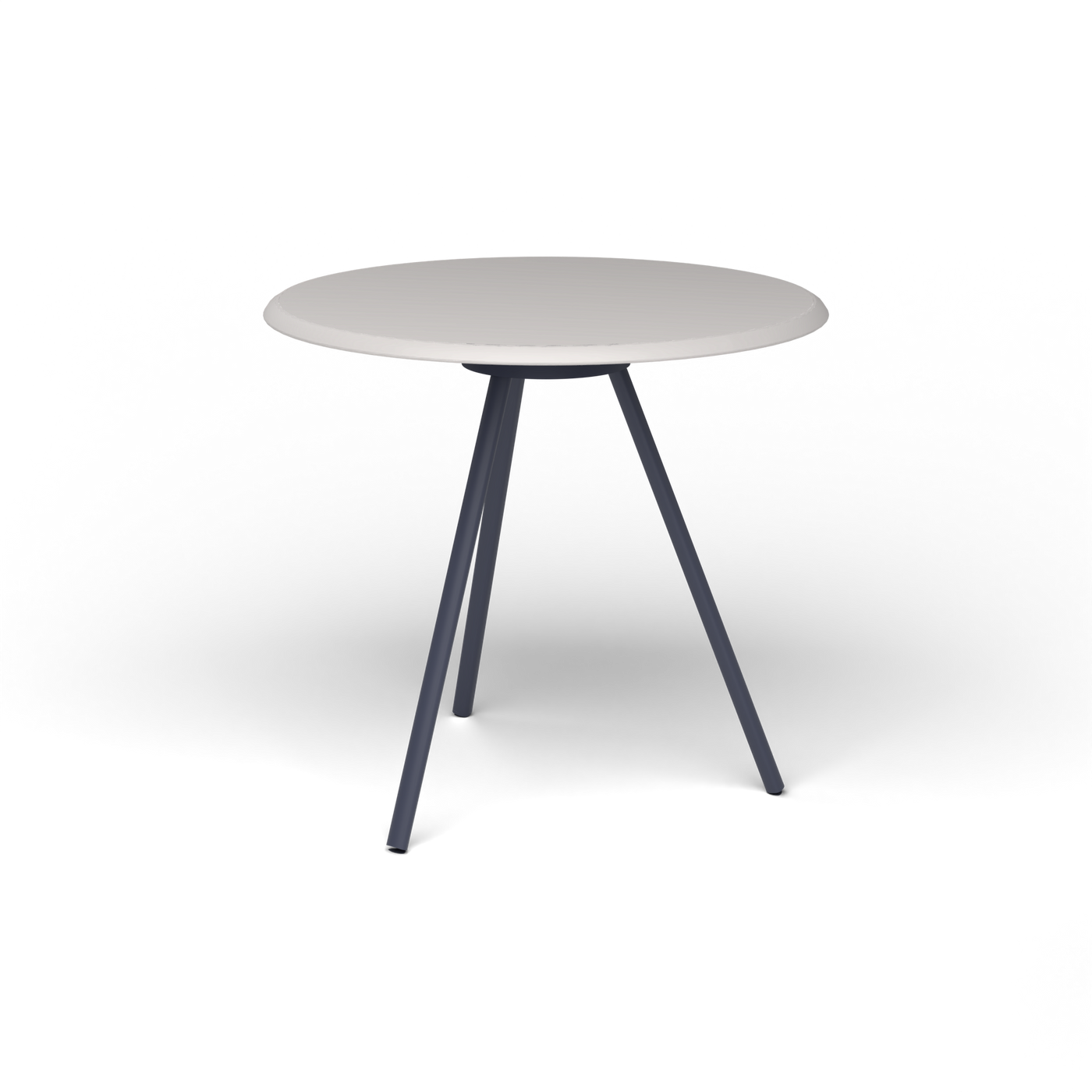 Zebra Tafel - Rond Ø 72 cm, speckled Grey, Grey Blue