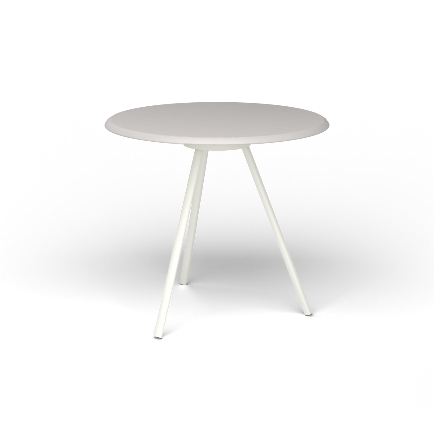 Zebra Tafel - Rond Ø 72 cm, speckled Grey, White