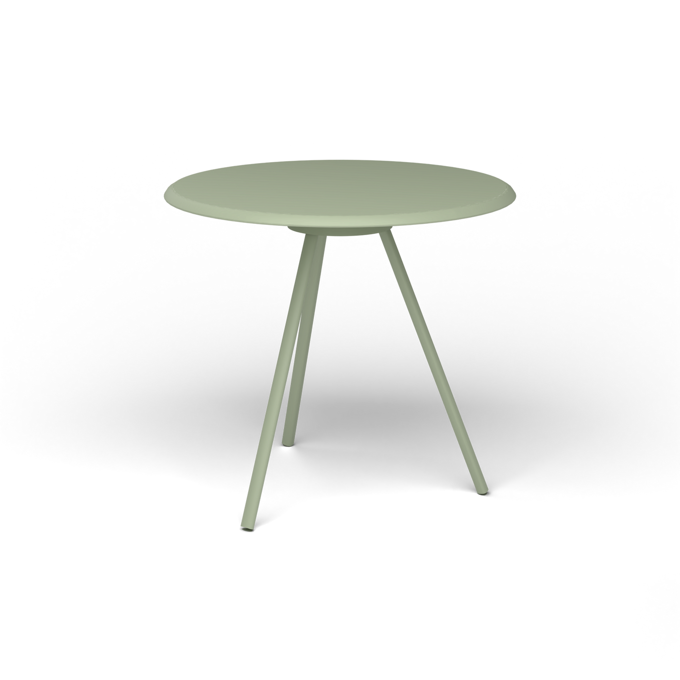 Zebra Tafel - Rond Ø 72 cm, gelakt aluminium, Green Tea