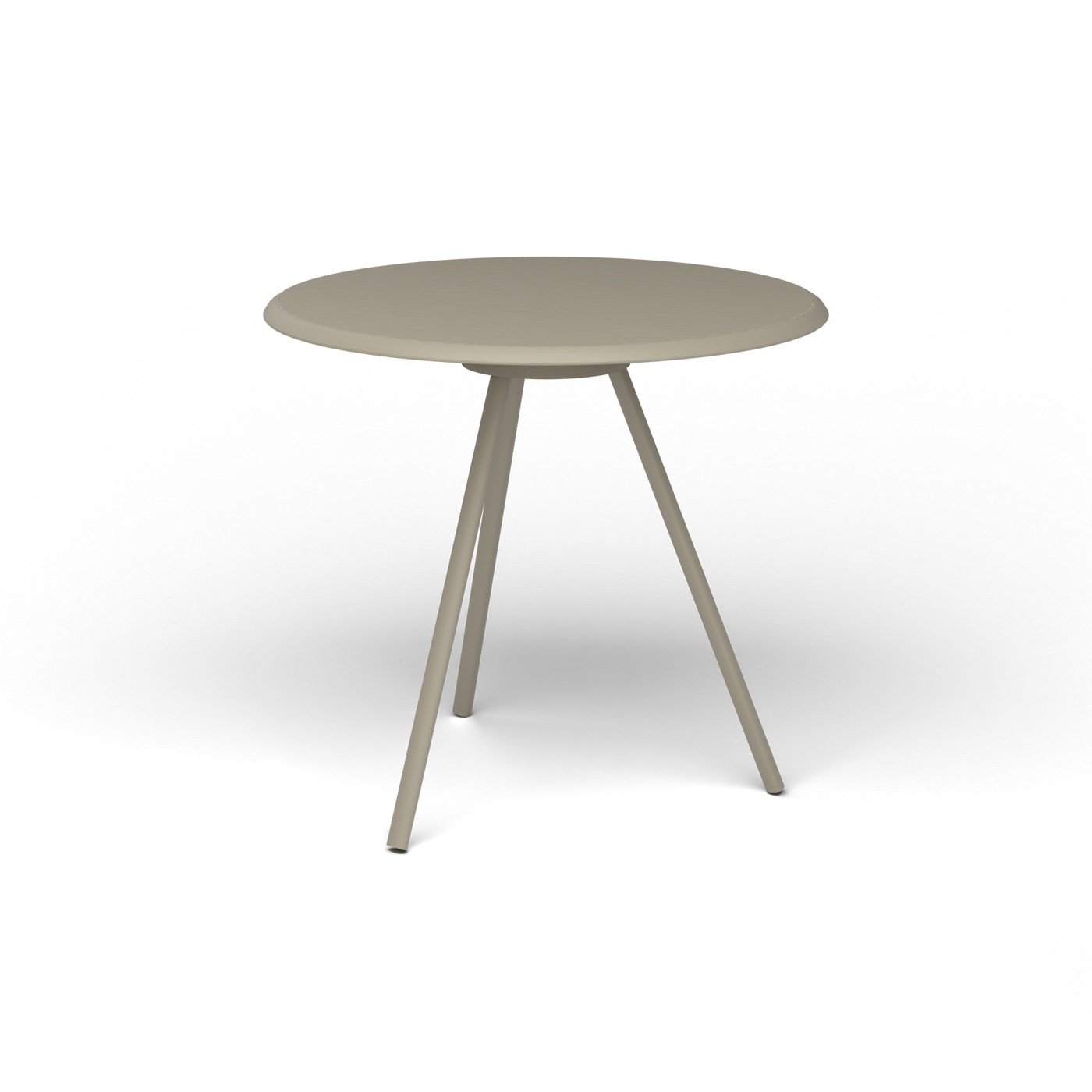 Zebra Tafel - Rond Ø 72 cm, gelakt aluminium, Pearly Gold