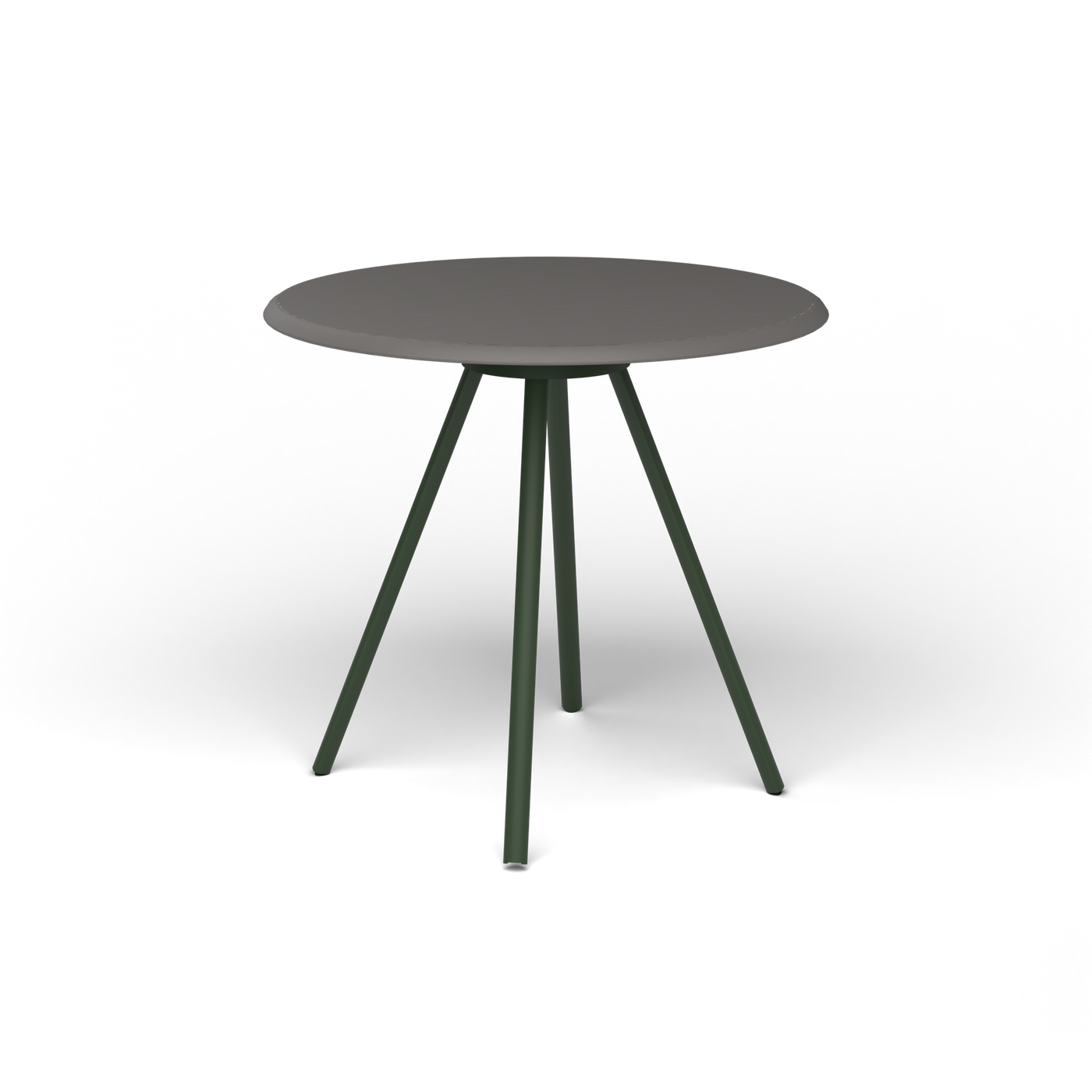 Zebra Tafel - Rond Ø 72 cm, speckled Anthracite, Bottle Green