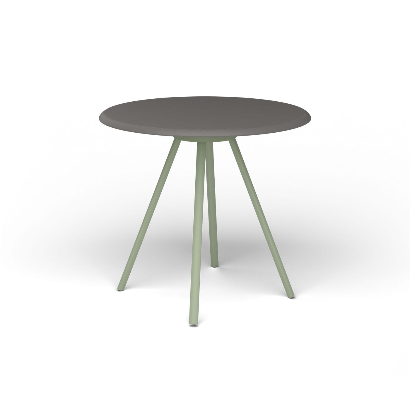 Zebra Tafel - Rond Ø 72 cm, speckled Anthracite, Green Tea