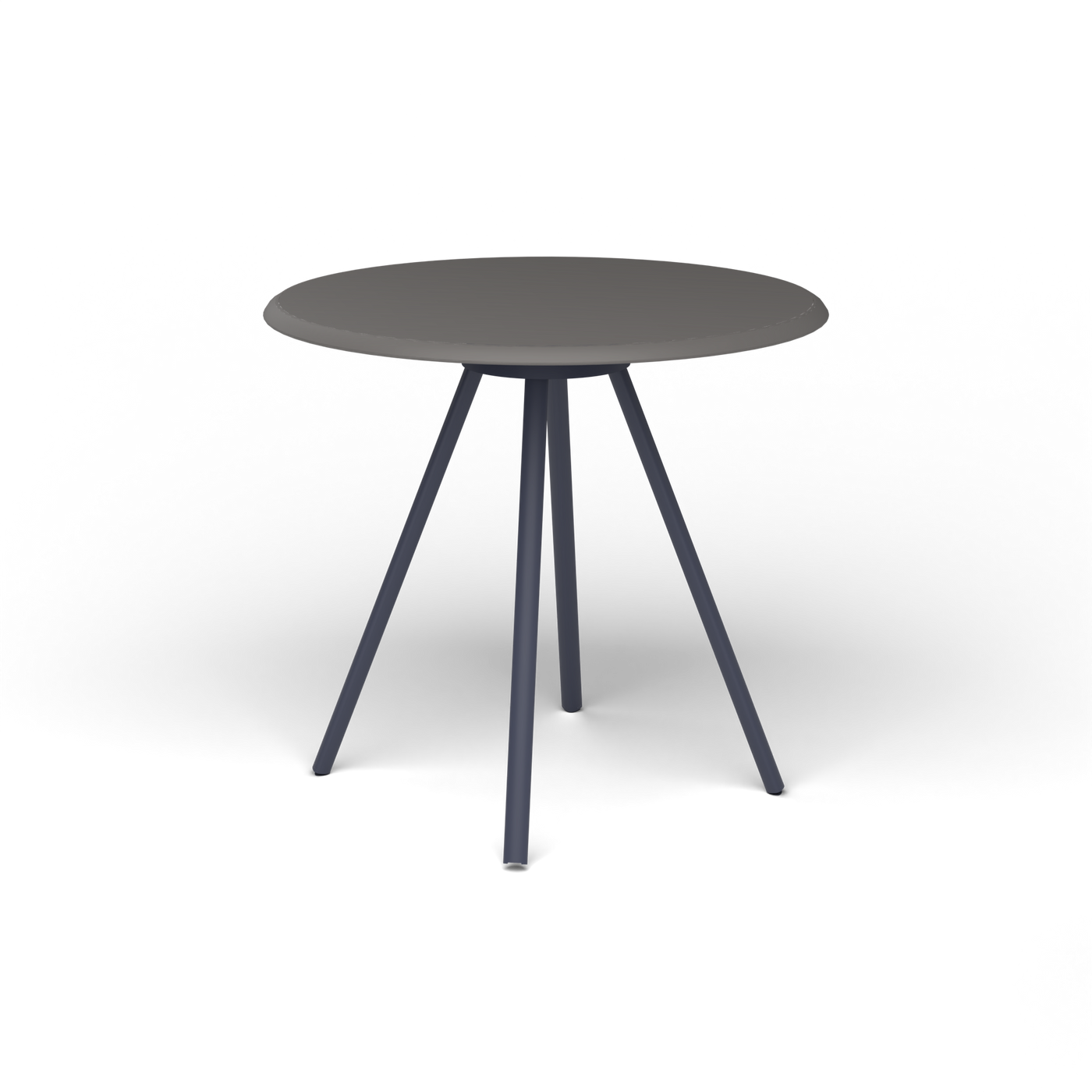 Zebra Tafel - Rond Ø 72 cm, speckled Anthracite, Grey Blue
