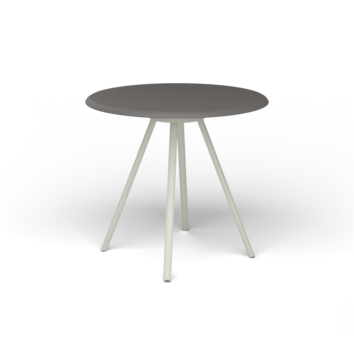 Zebra Tafel - Rond Ø 72 cm, speckled Anthracite, Powder Grey