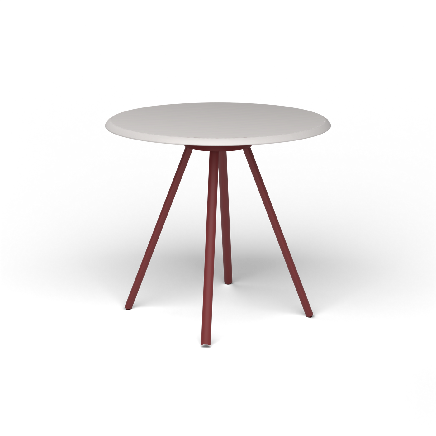 Zebra Tafel - Rond Ø 72 cm, speckled Grey, Autumn Red