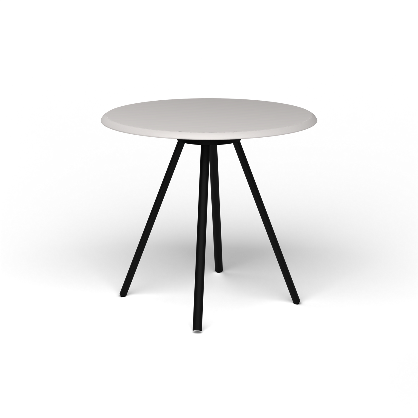 Zebra Tafel - Rond Ø 72 cm, speckled Grey, Black