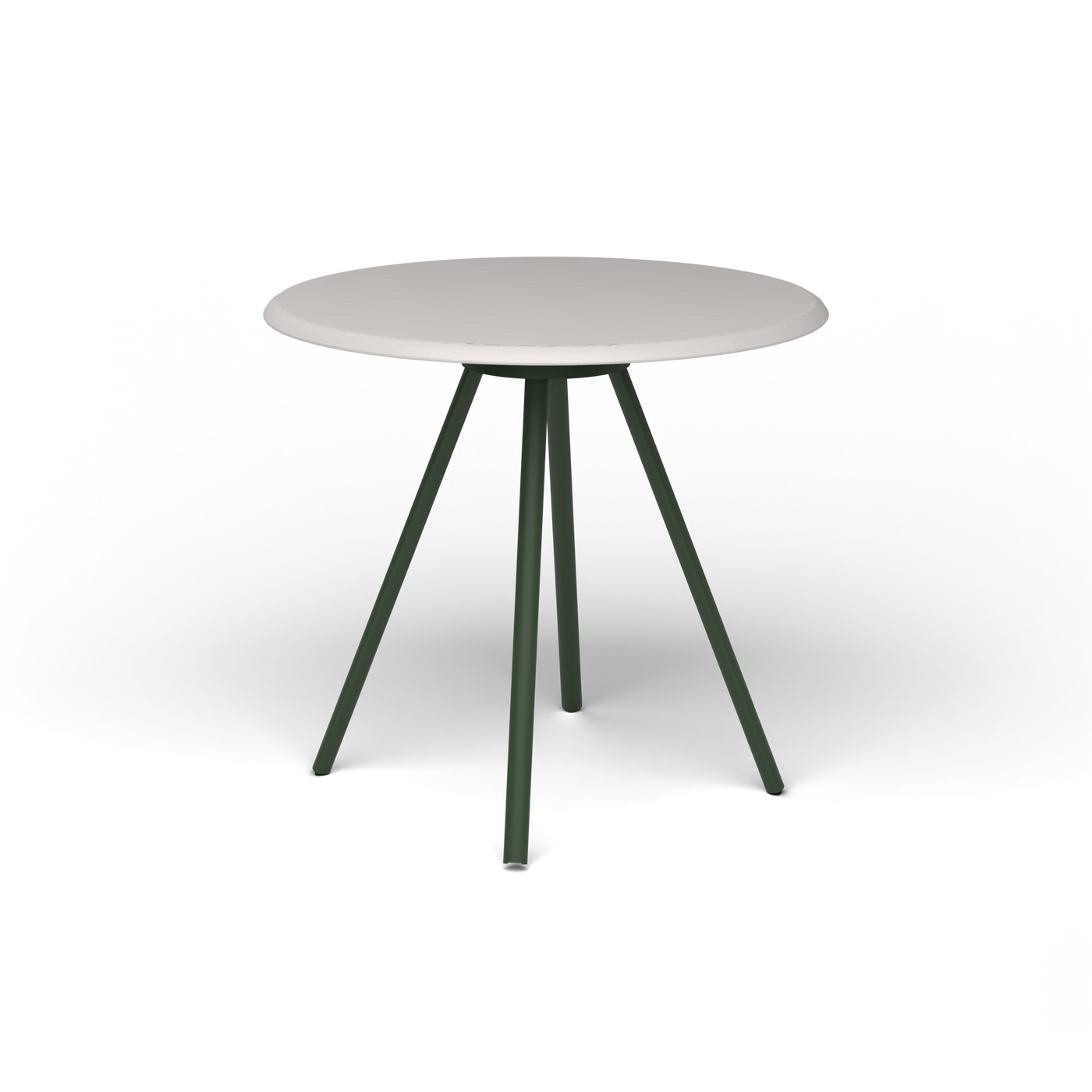 Zebra Tafel - Rond Ø 72 cm, speckled Grey, Bottle Green