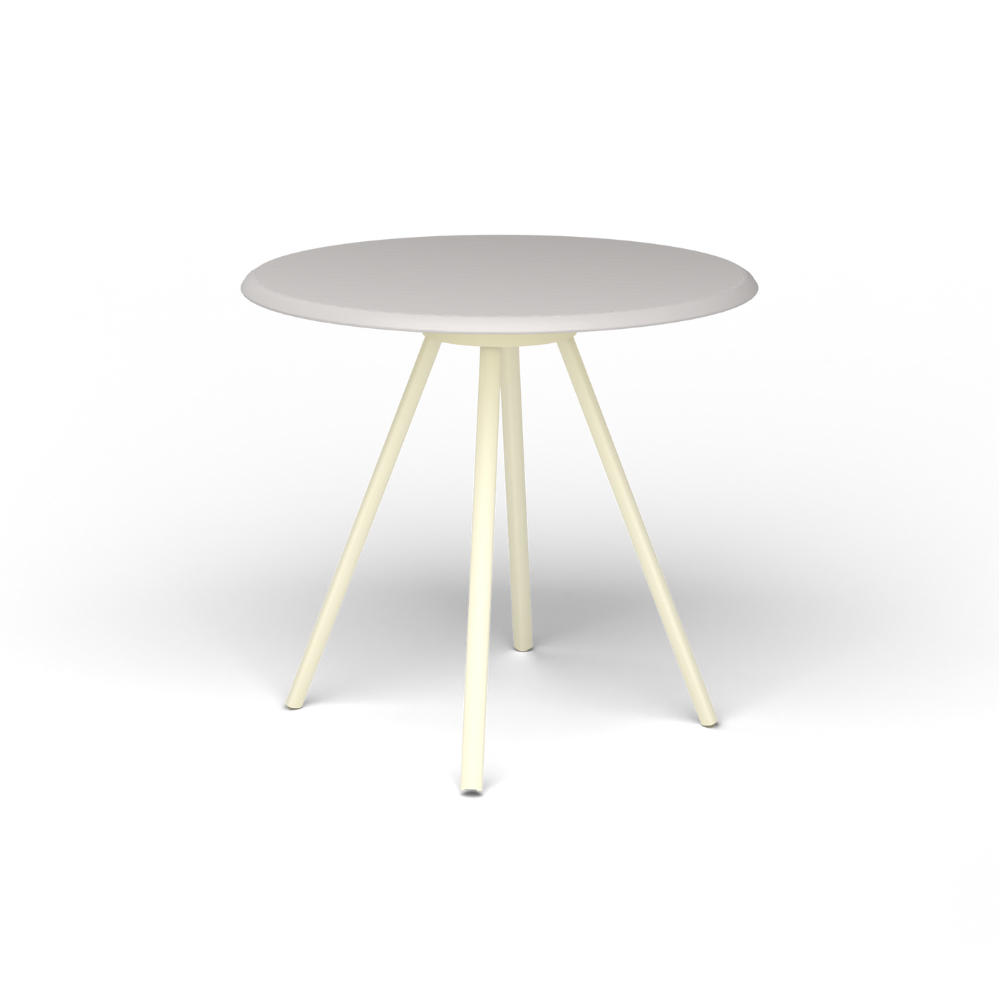 Zebra Tafel - Rond Ø 72 cm, speckled Grey, Butter White