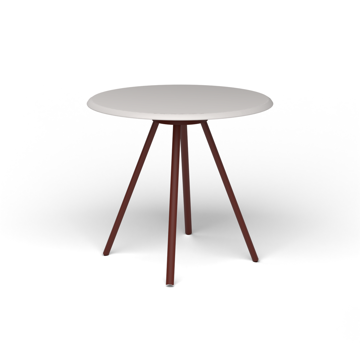 Zebra Tafel - Rond Ø 72 cm, speckled Grey, Chestnut Brown