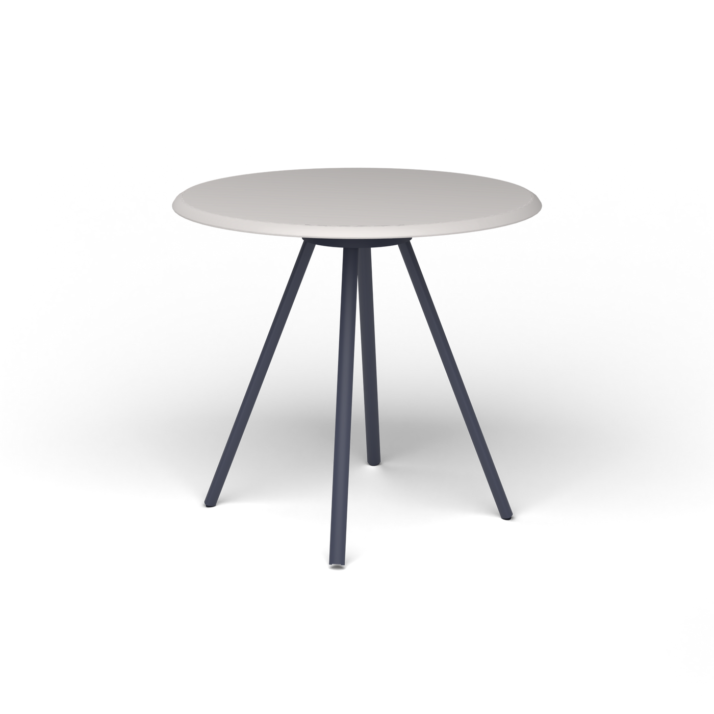 Zebra Tafel - Rond Ø 72 cm, speckled Grey, Grey Blue