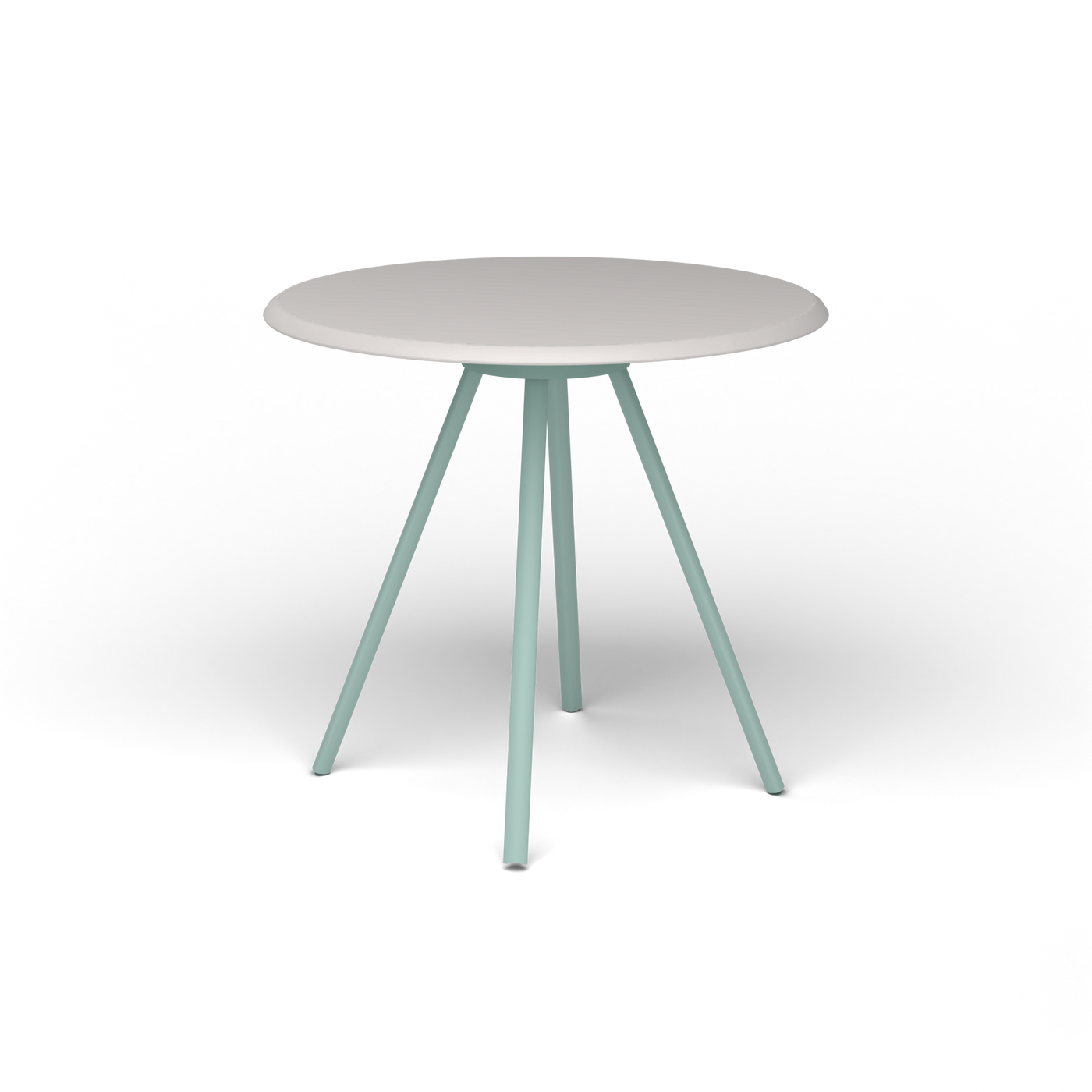 Zebra Tafel - Rond Ø 72 cm, speckled Grey, Light Blue