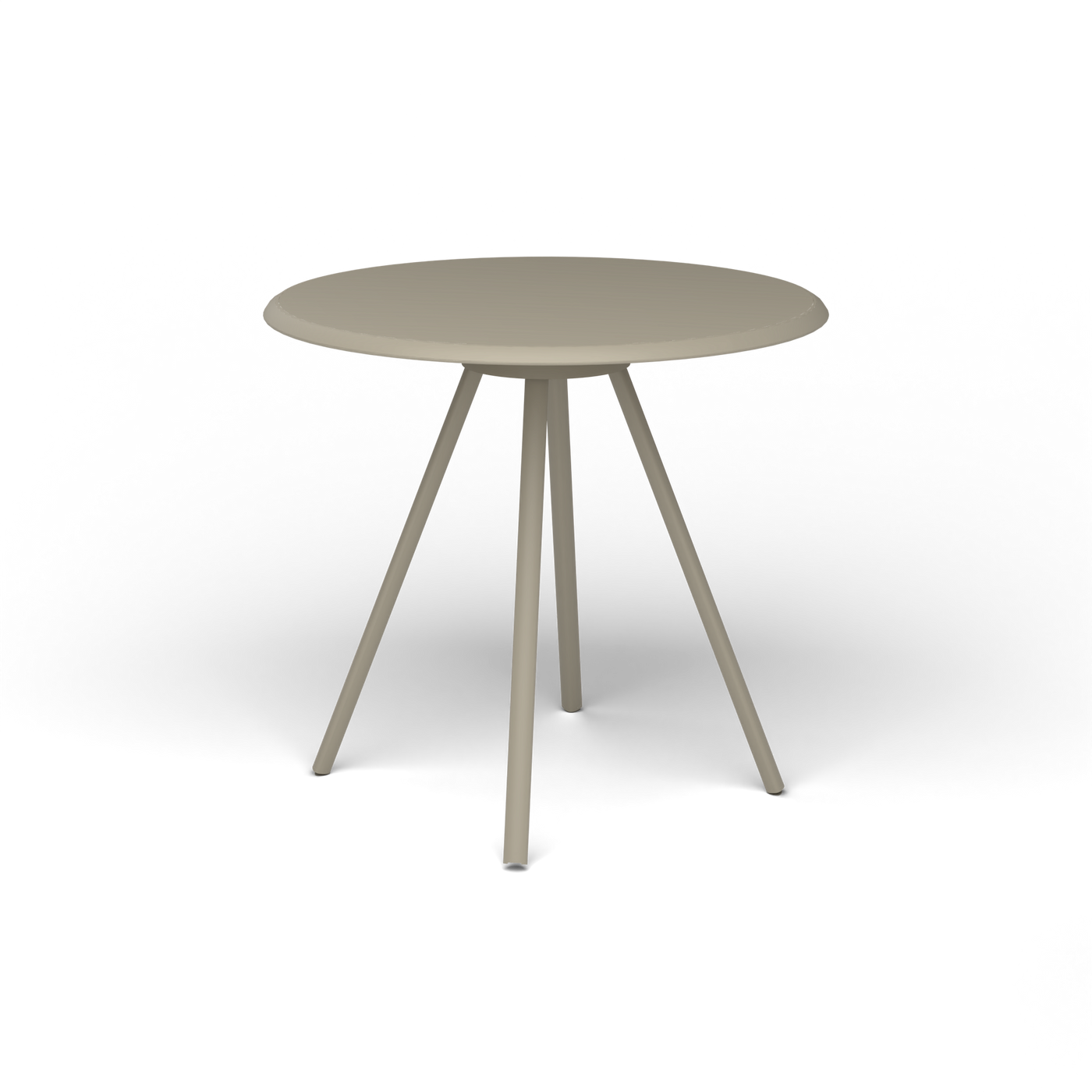 Zebra Tafel - Rond Ø 72 cm, gelakt aluminium, Pearly Gold
