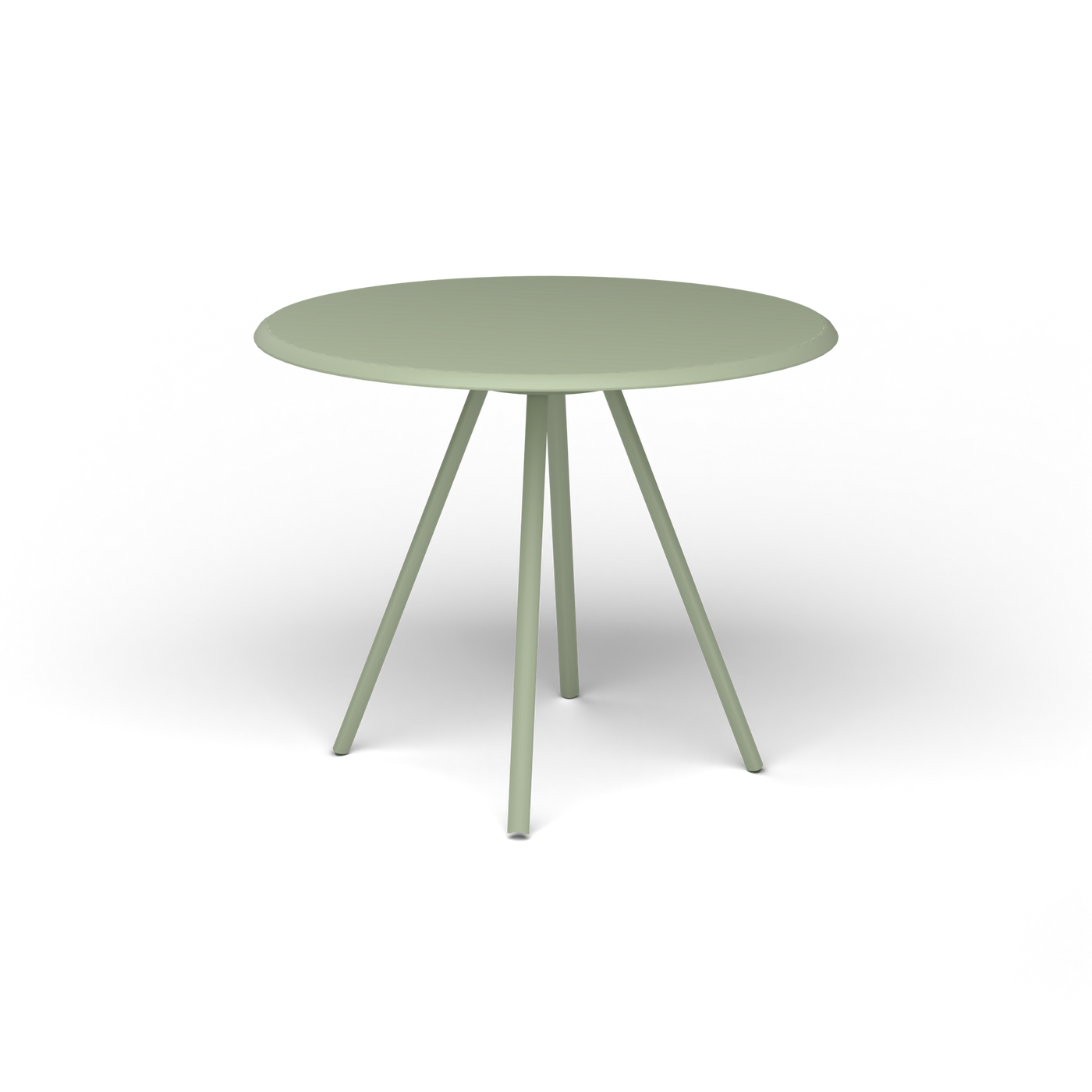 Zebra Tafel - Rond Ø 82 cm, gelakt aluminium, Green Tea