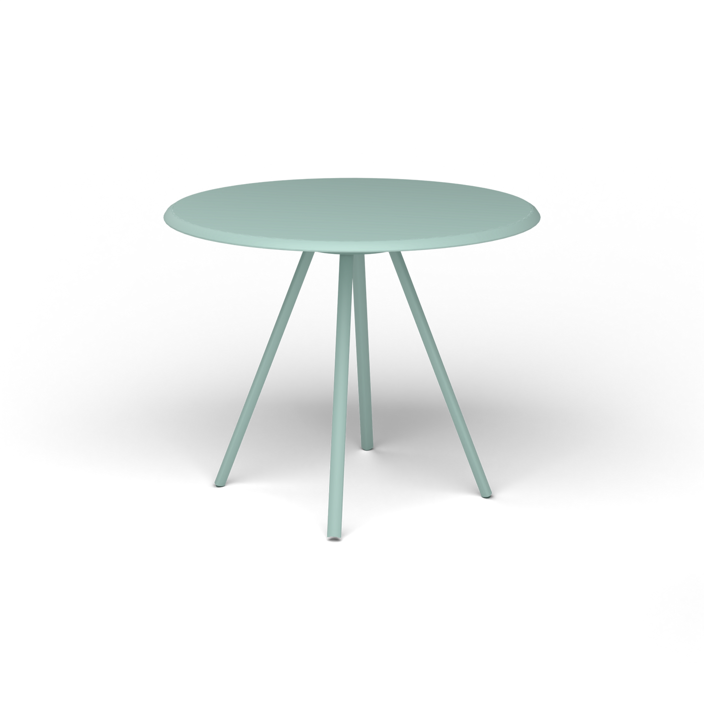 Zebra Tafel - Rond Ø 82 cm, gelakt aluminium, Light Blue