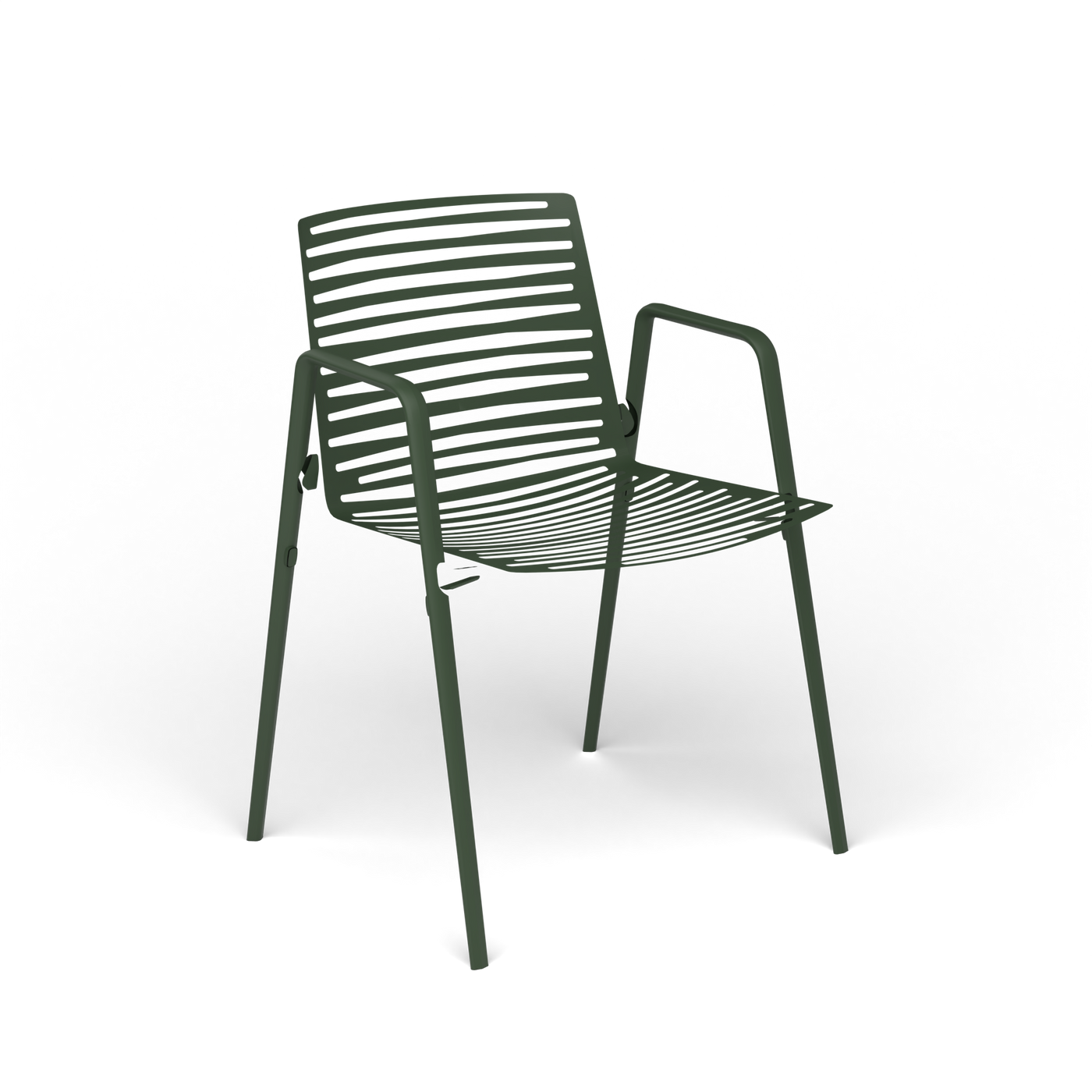 Zebra Armstoel - Bottle Green