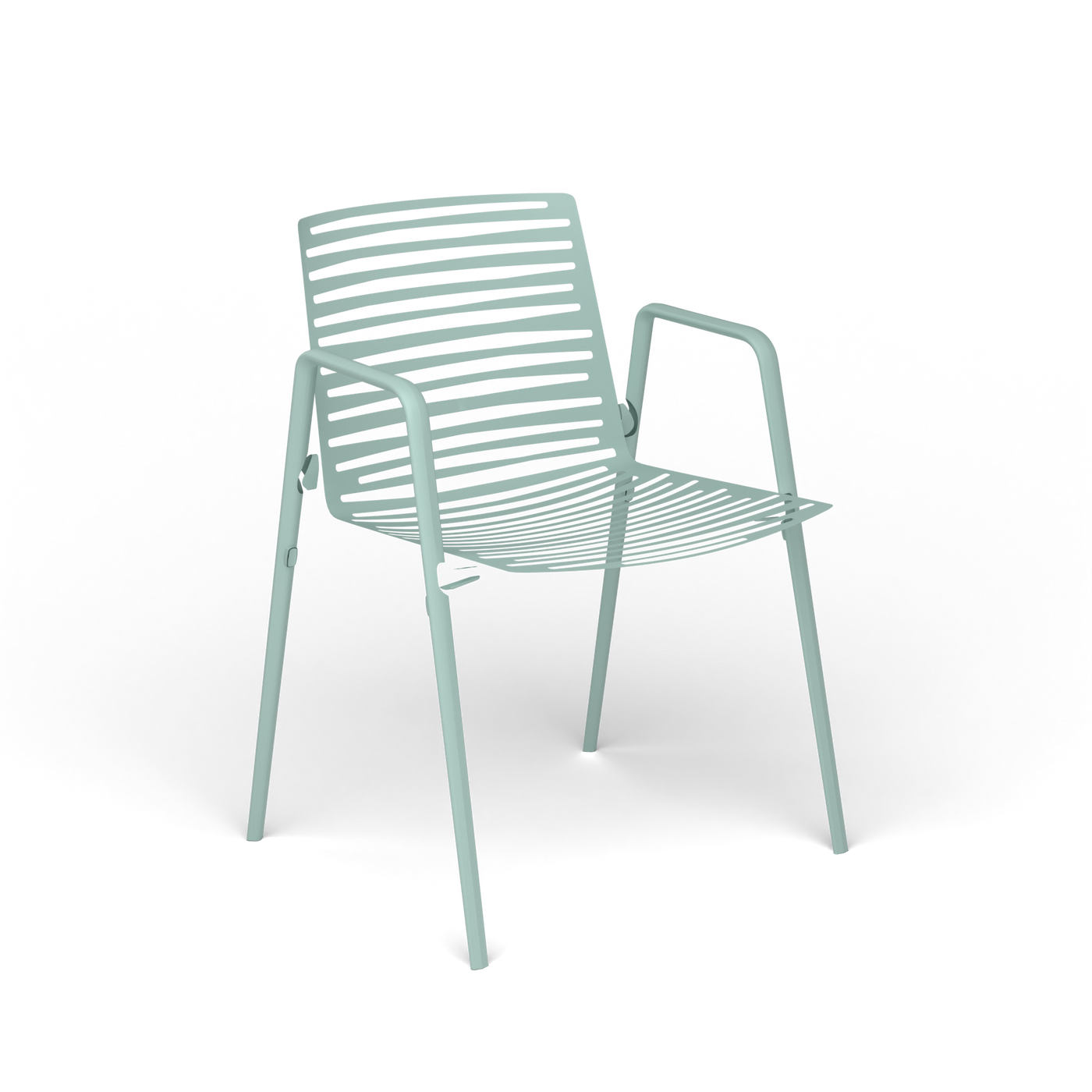 Zebra Armstoel - Light Blue