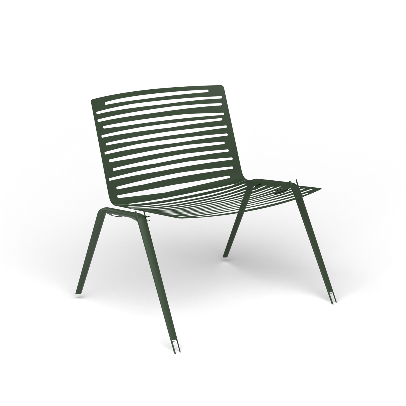 Zebra Loungefauteuil - Bottle Green