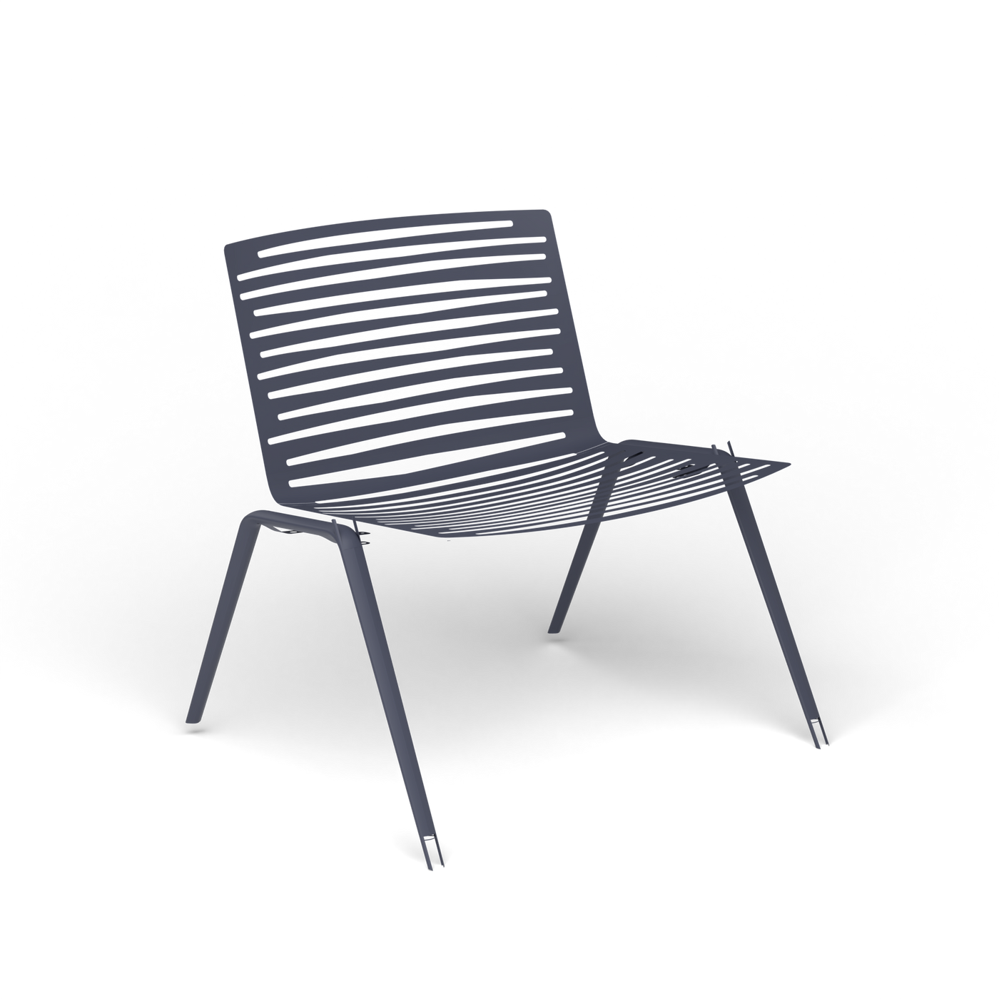 Zebra Loungefauteuil - Grey Blue