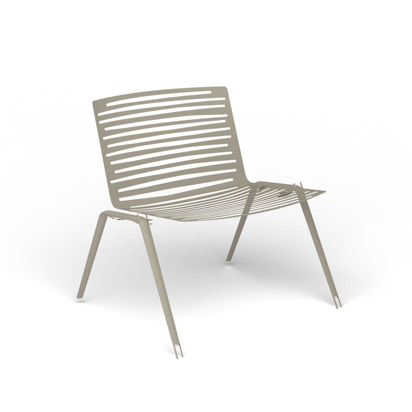Zebra Loungefauteuil - Pearly Gold