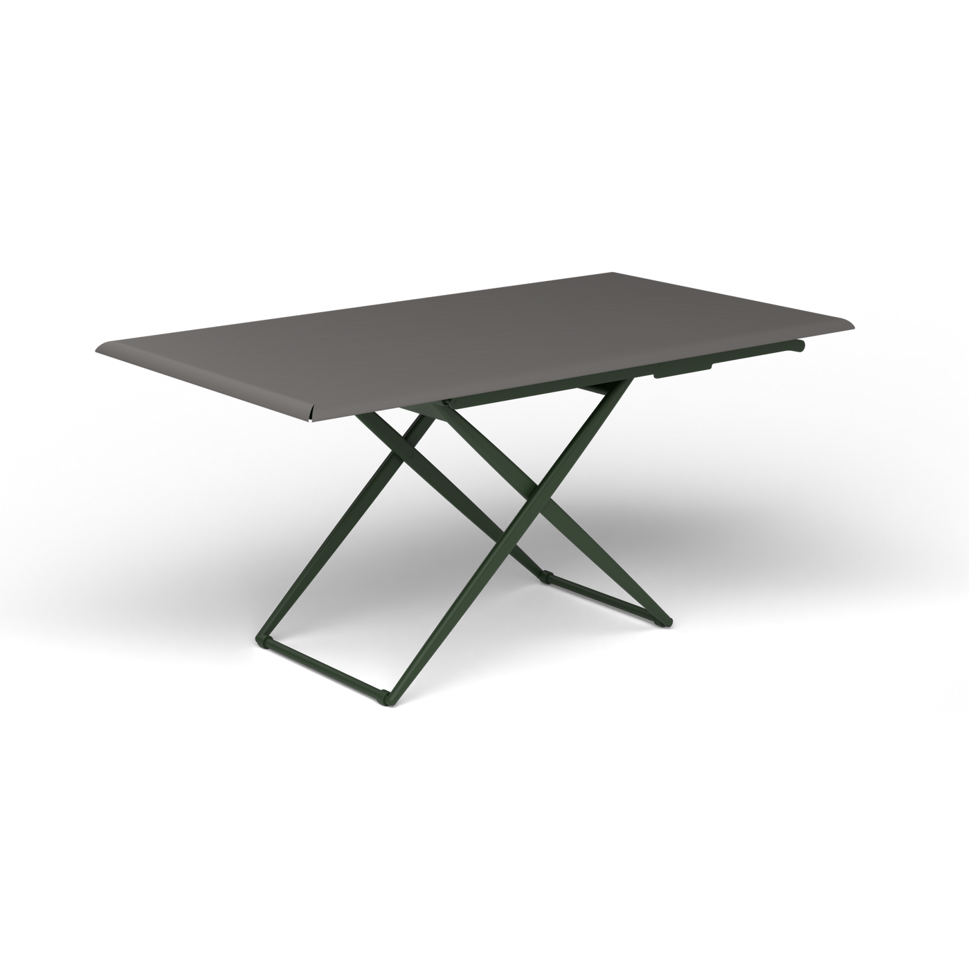 Zebra Rechthoekige Up&Down Tafel - Bottle Green