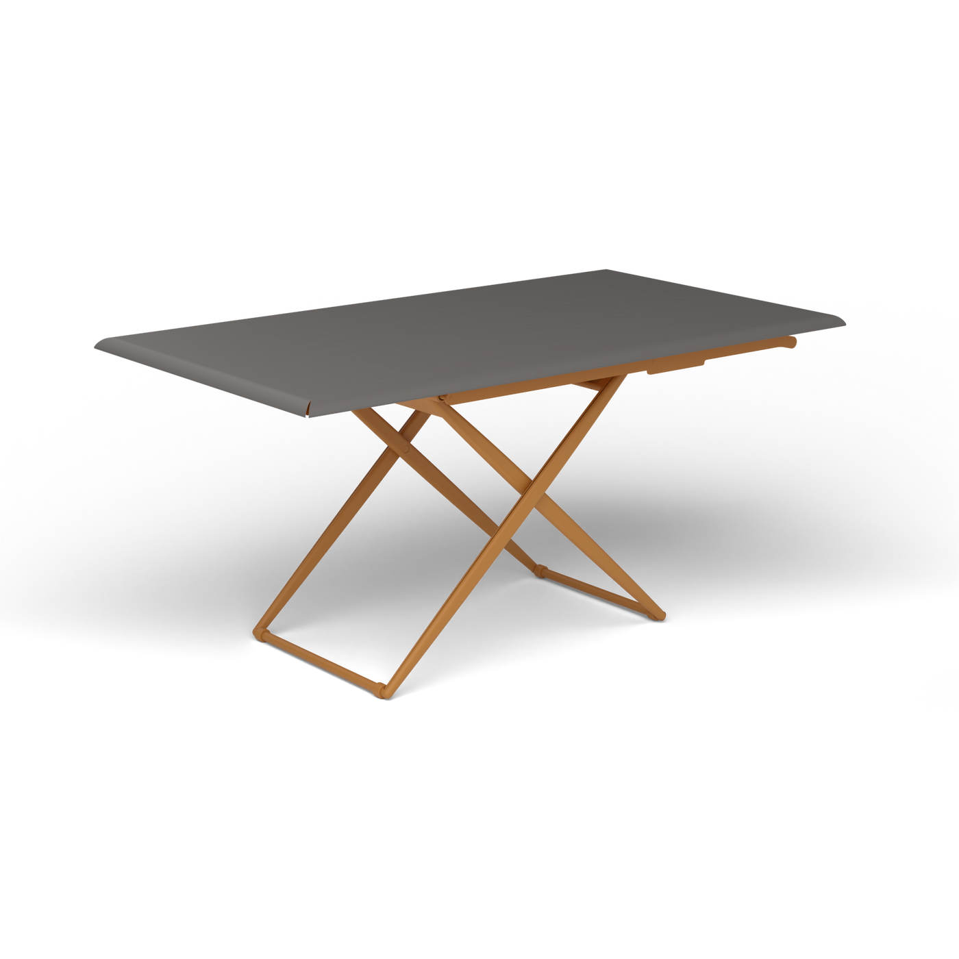 Zebra Rechthoekige Up&Down Tafel - Mustard Yellow