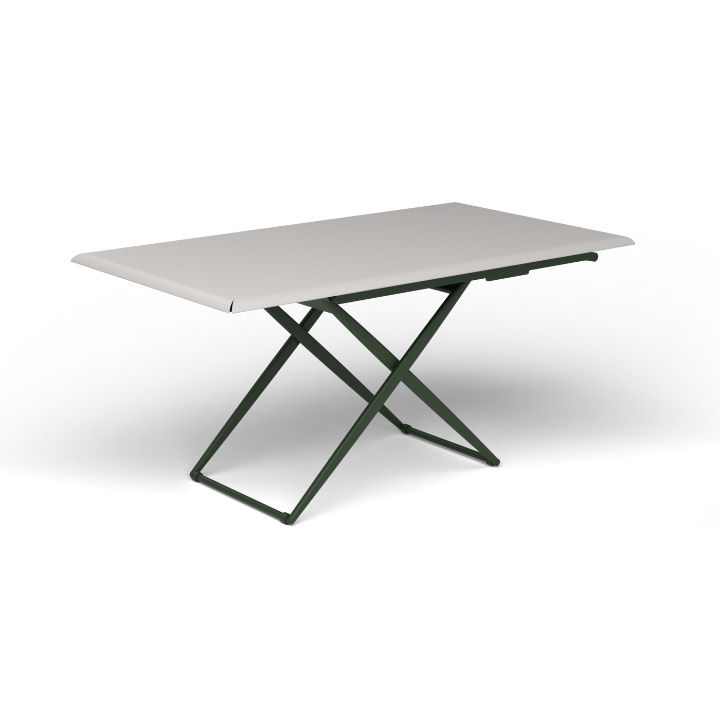 Zebra Rechthoekige Up&Down Tafel - Bottle Green