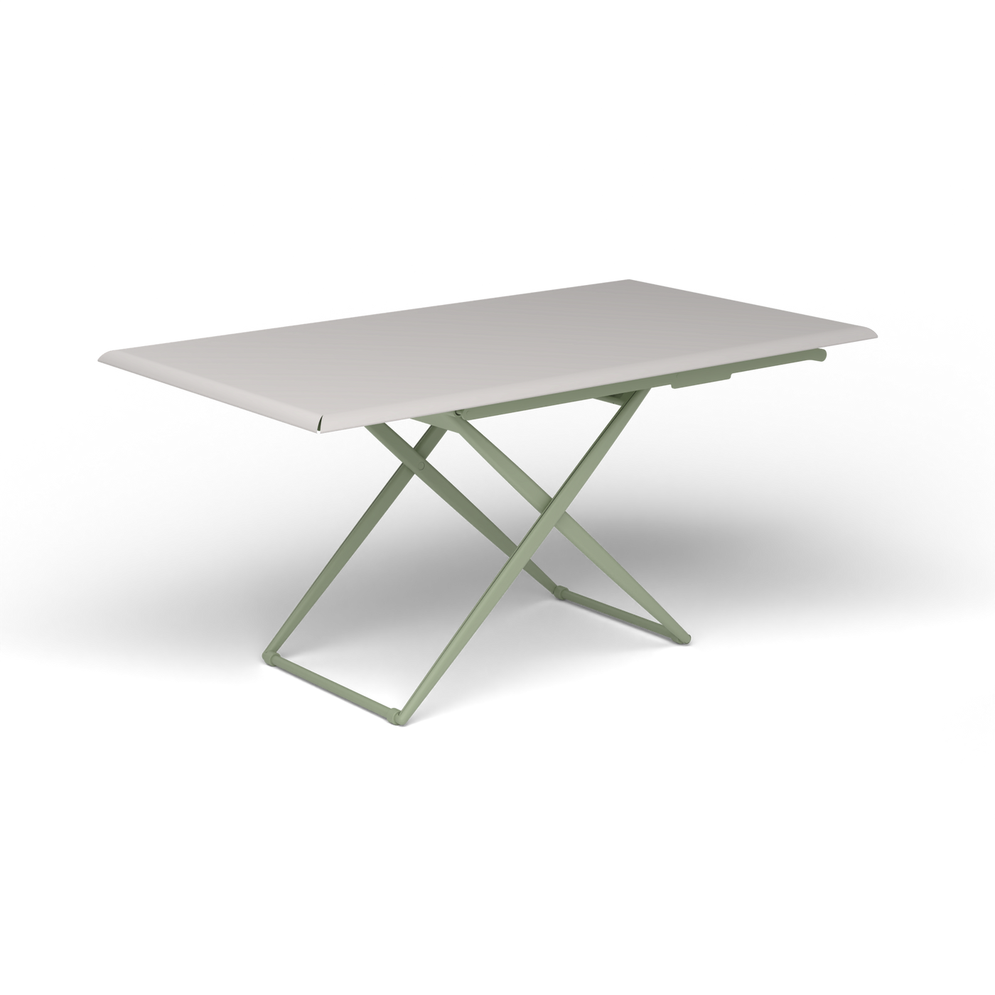 Zebra Rechthoekige Up&Down Tafel - Green Tea