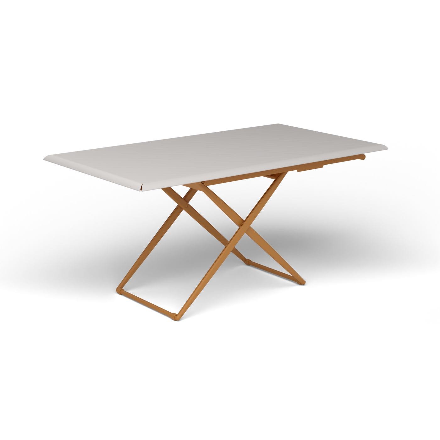 Zebra Rechthoekige Up&Down Tafel - Mustard Yellow
