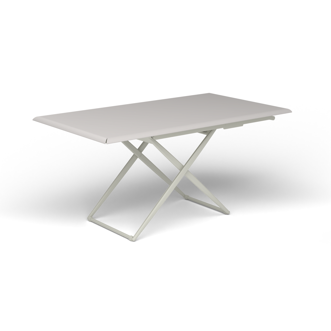 Zebra Rechthoekige Up&Down Tafel - Powder Grey