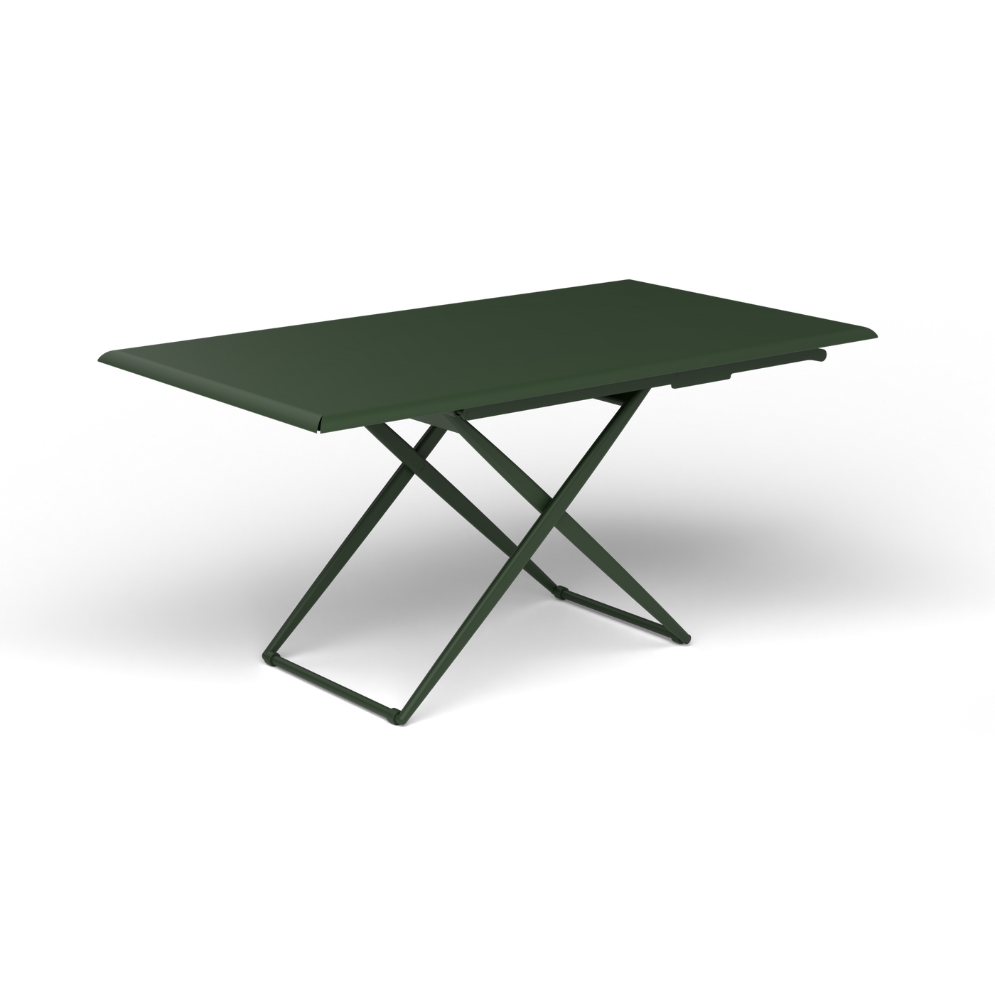 Zebra Rechthoekige Up&Down Tafel - Bottle Green