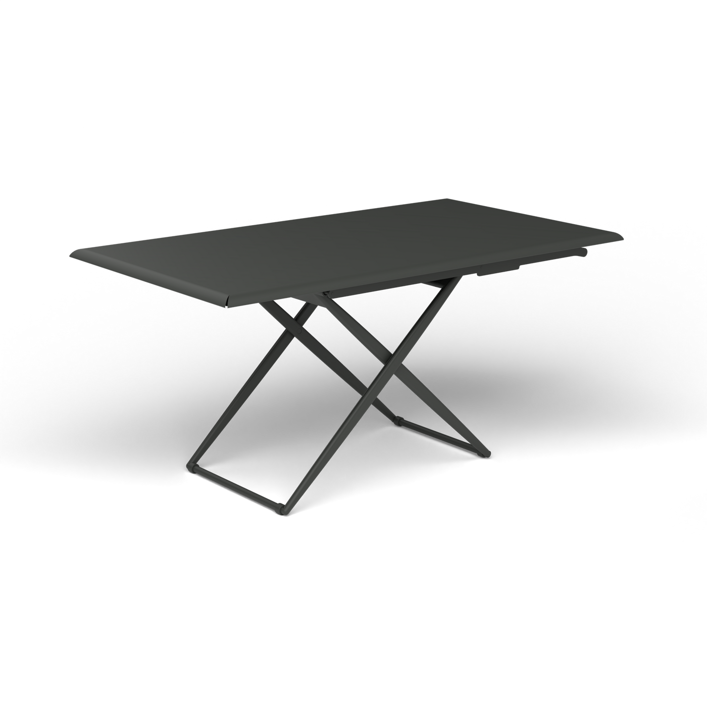 Zebra Rechthoekige Up&Down Tafel - Metallic Grey