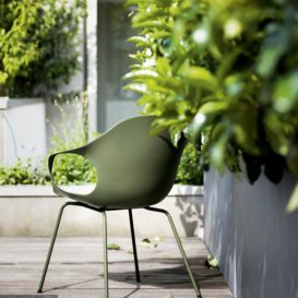 Kristalia Elephant chair in vert olive