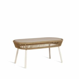 Vincent Sheppard Loop coffee table in beige & stone white