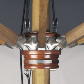 Royal Botania Parasol Shady houten noot