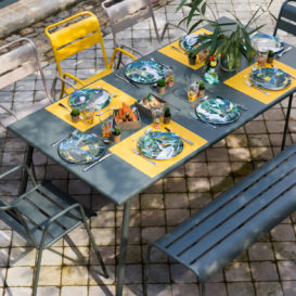 Fermob Monceau tuinset met stoelen tafel en bank