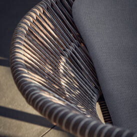 Gloster bora dining chair detail