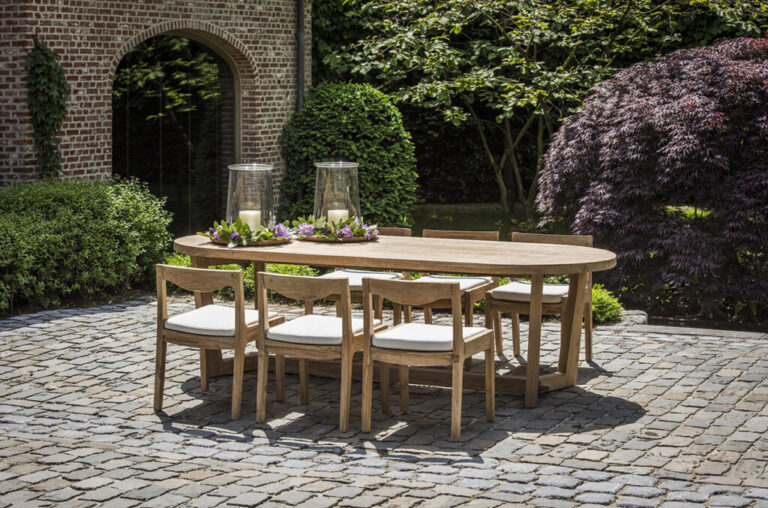 Gommaire outdoor teak furniture oval table dan G026 NAT OUT Belgium 1 1024x677 1