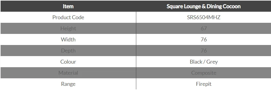 Happy cocooning square high sizes