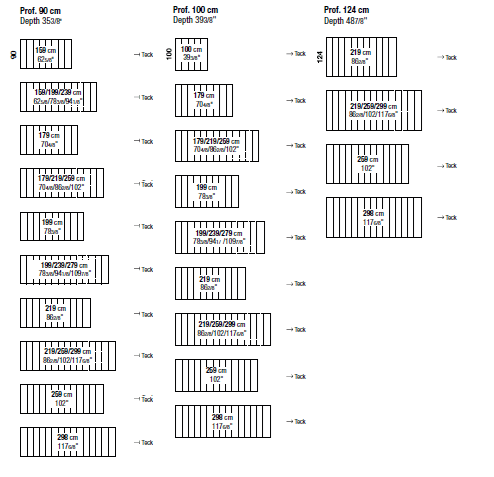 Kristalia Nori Slatted Table Specs 1