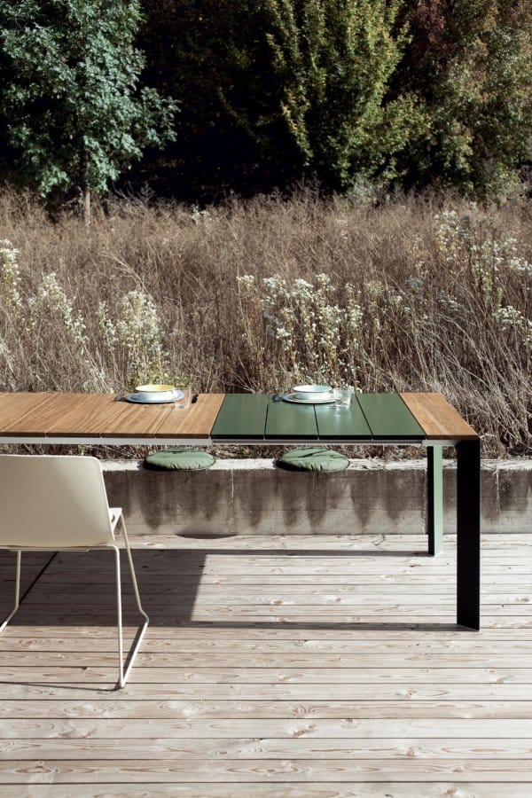 Kristalia Nori table wood green