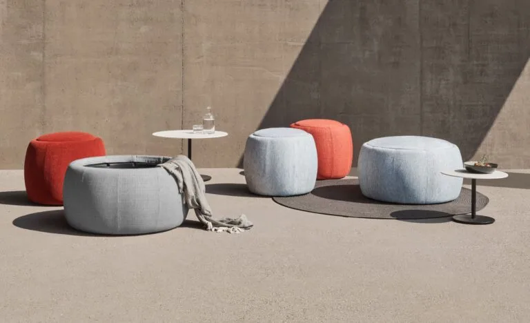 TONO 50 & 70 POUFS - BUTLER 40TL & 60T SIDE TABLES - RUG 150-min
