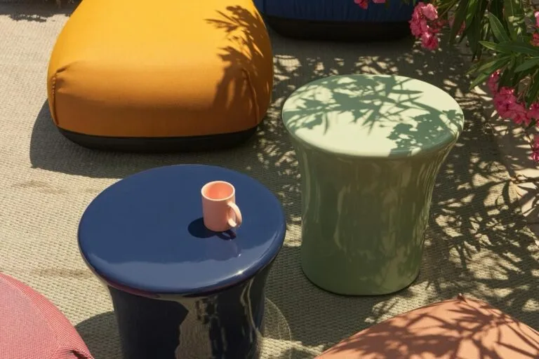 Fun-go side tables by Kristalia